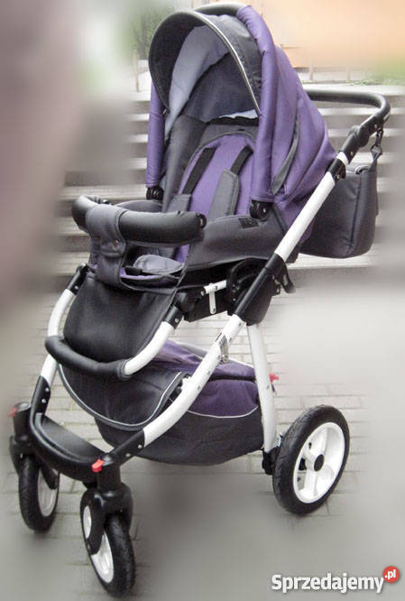 Wózek wielofunkcyjny Moretti fotelikKolor fiolet Aluminium sprzedam