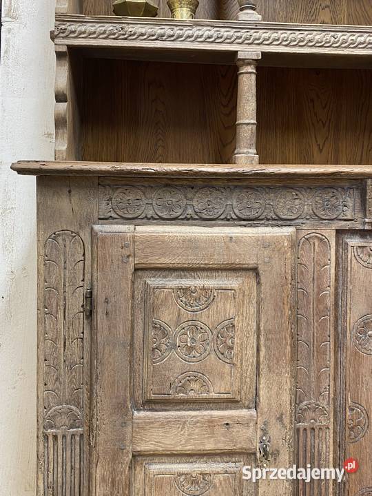 Wiejski bufet bretoński z XIX w Francja Antyk wielkopolskie