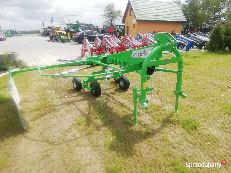 Zgrabiarka INTERTECH 35m 42m tandem WOM nieuszkodzony Maszyny zielonkowe Rolnictwo małopolskie