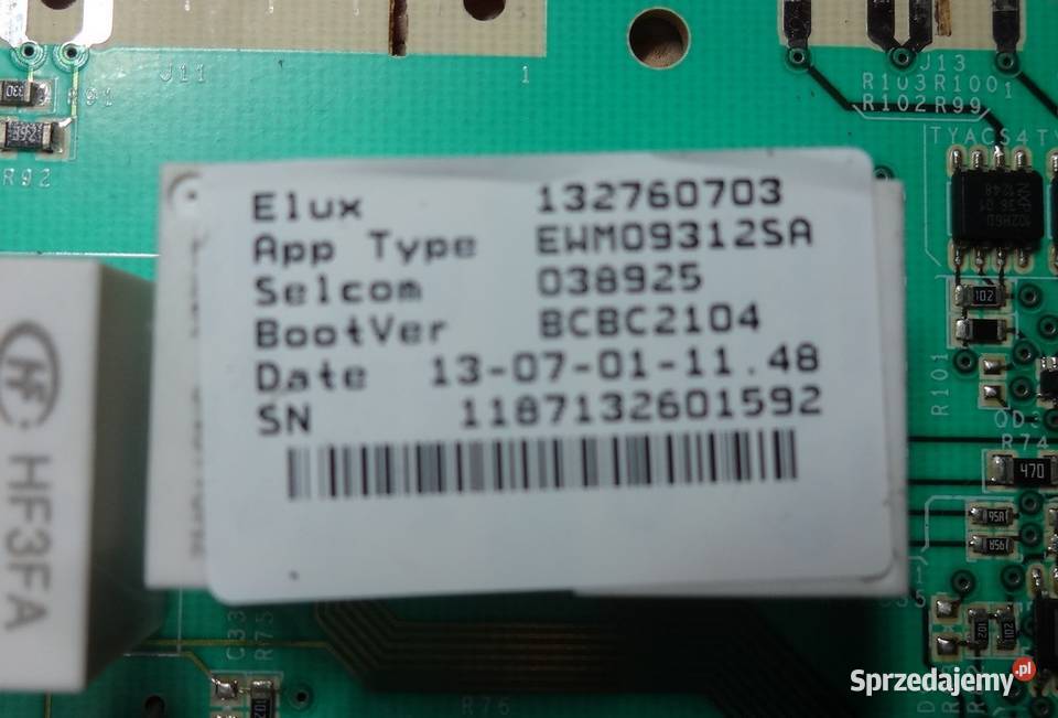 Panel główny pralka ELECTROLUX EWS11252EDU 5 Szczecin