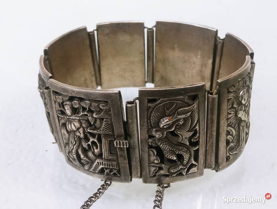 Bransoletka Srebro Chiny Srebro 925 19 w Antyki Nowa Sól sprzedam
