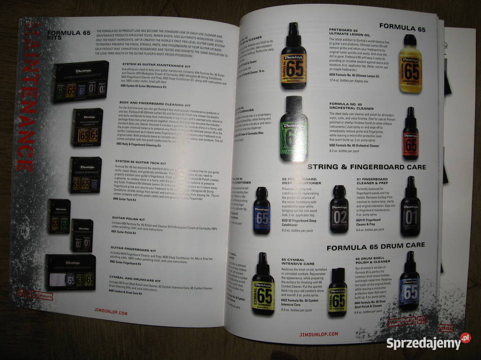 Dunlop Musical Accessories Catalog 2007 katalog Kępice