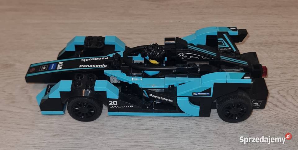 Klocki Lego Jaguar I Pace e Trophy wyścigówka Łódź sprzedam