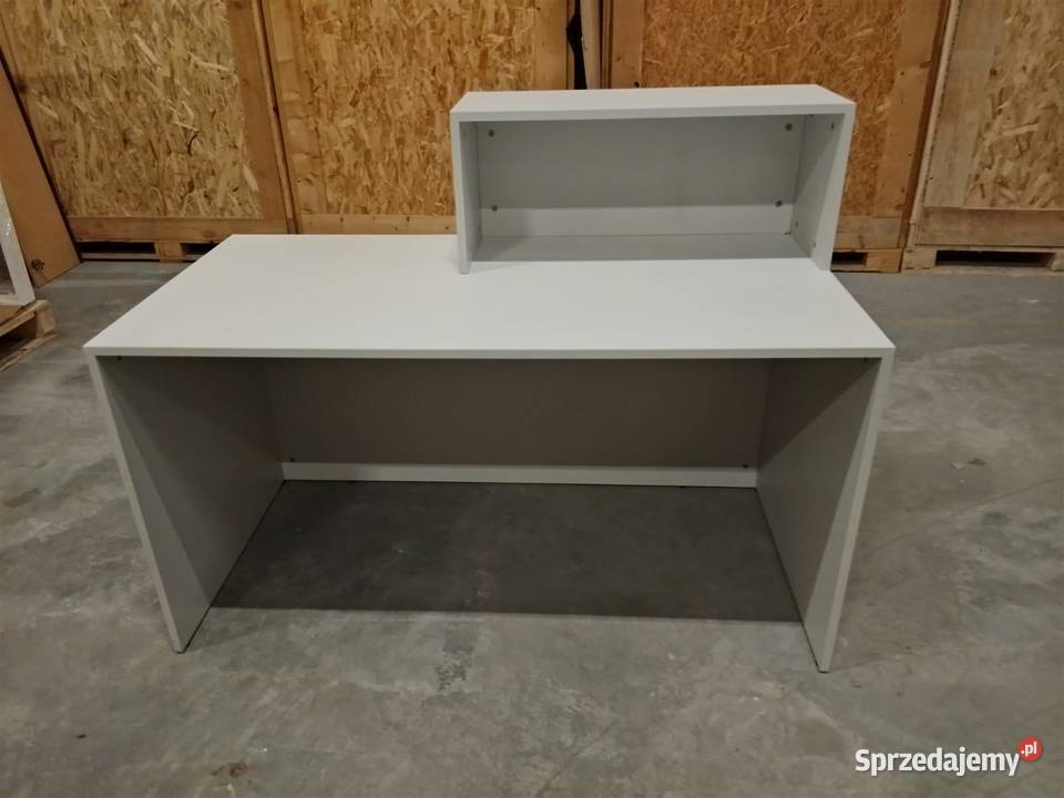 Lada recepcyjna biurko z nadstawką Biurka mazowieckie