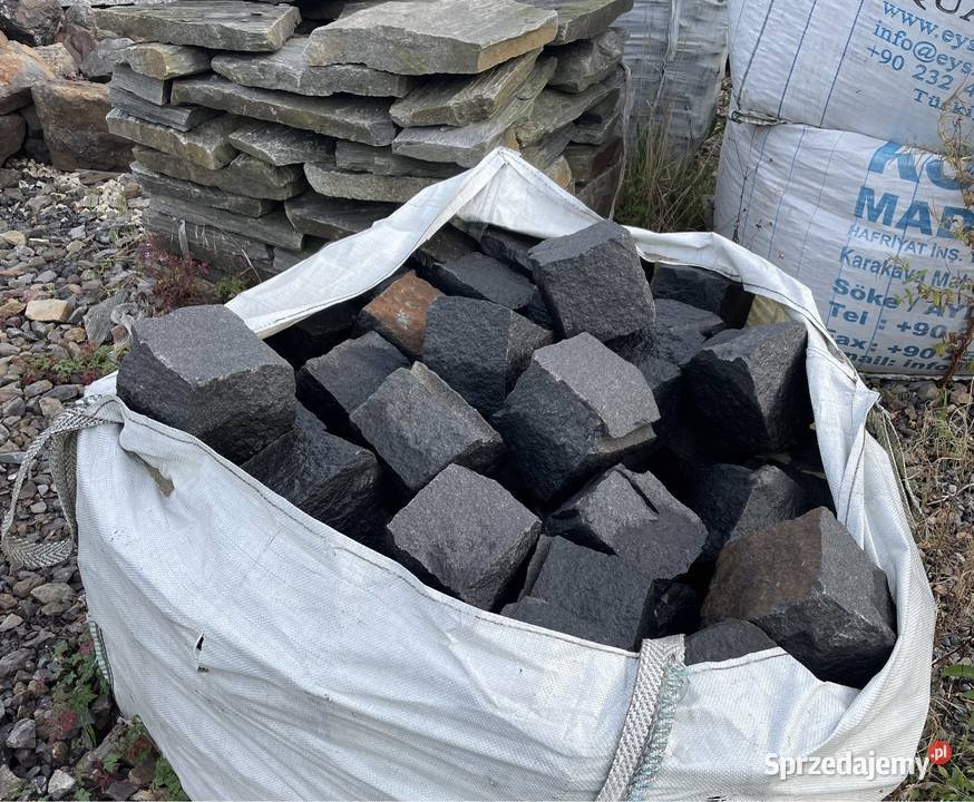 KOSTKA GRANITOWA 1517 Czarny Granit Szwed 15x17 Warszawa