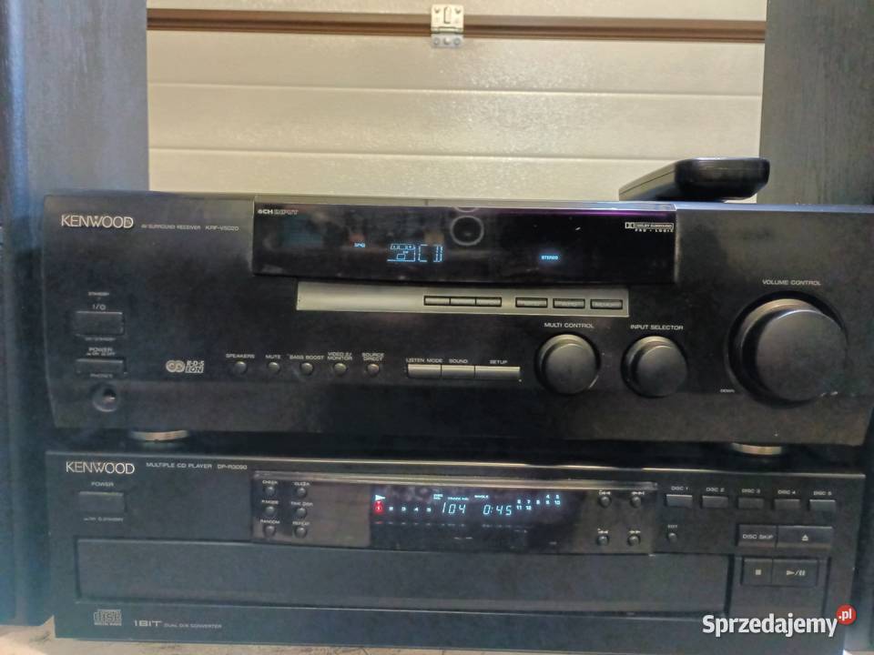 Zestaw stereo z kolumnami KENWOOD pilot Lubin