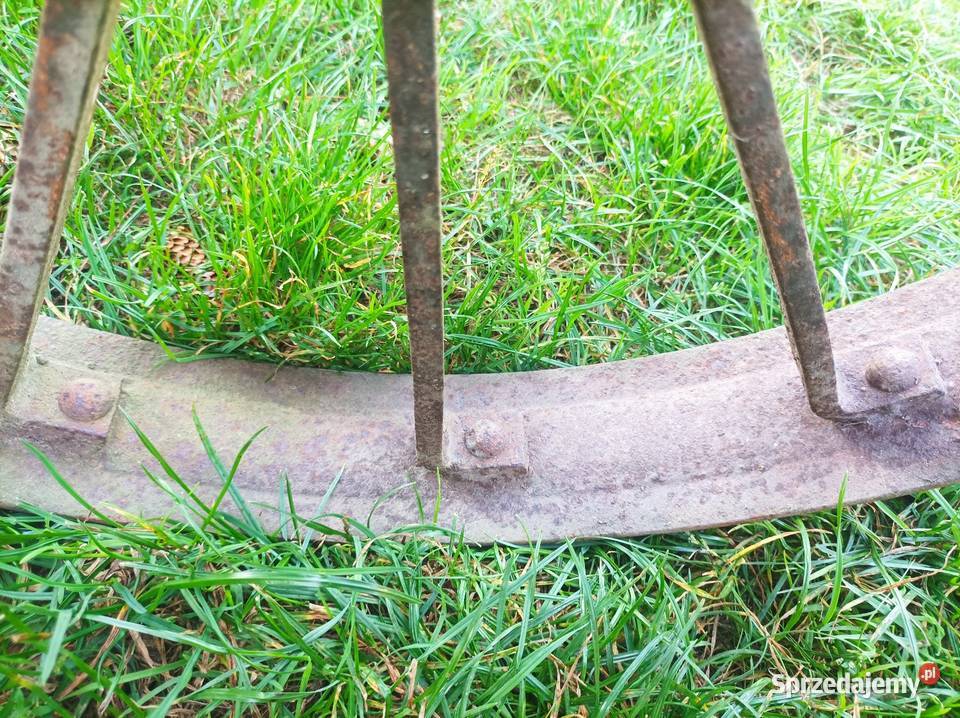 Koło metalowe kute zabytkowe Antyki Sterdyń