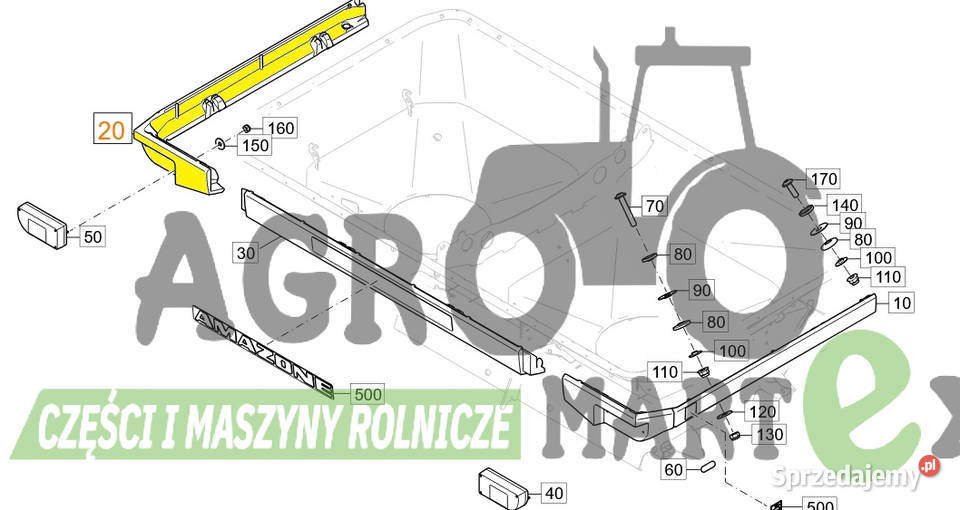 939183 OSŁONA LAMPY LH AMAZONE Wichrów
