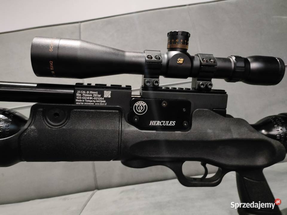 Wiatrówka PCP HATSAN Hercules 635762mm Nowy Sporty strzeleckie i myślistwo śląskie Częstochowa