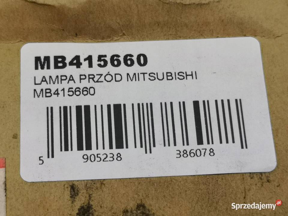 LAMPA LEWY PRZÓD MITSUBISHI CANTER 1990 NOWA lubelskie sprzedam