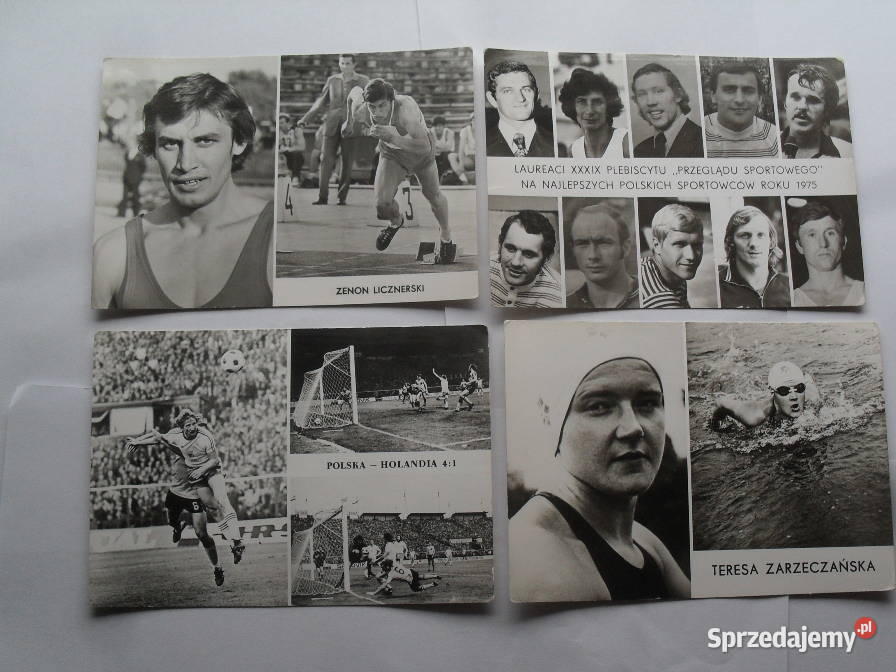 15 pocztówek Sportowych z PRL okazja dolnośląskie Wrocław sprzedam