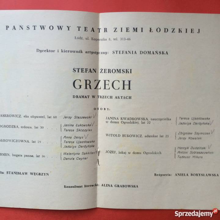 753 Program Grzech Żeromski Szczecin sprzedam