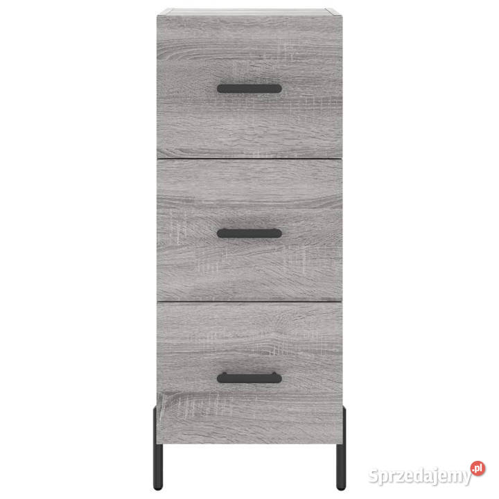 Szafka szary dąb sonoma 345x34x90 materiał