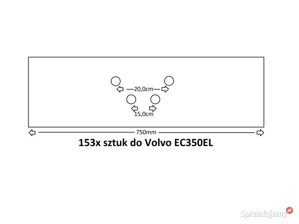 NOWE klepki płyty gąsienic Volvo 75 750mm Volvo Ostrowiec Świętokrzyski