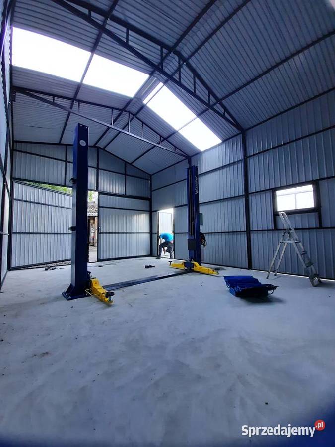 Garaż Blaszany GRAFITOWY Wiata Hala Wiaty Hale podlaskie Bielsk Podlaski