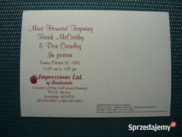 Pocztówka Indianin I Myszków