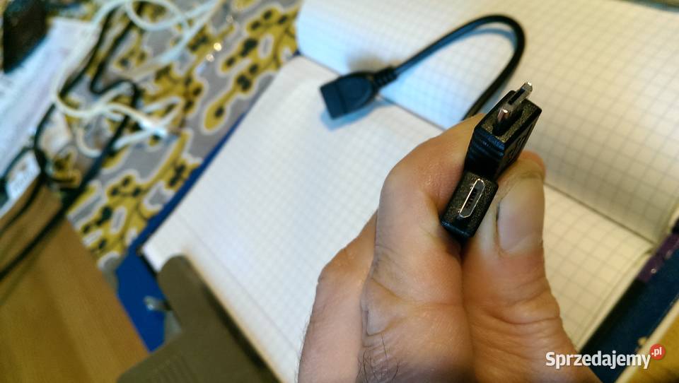 Przewód Host USB żeński micro USB męski 12 27 2 Tychy