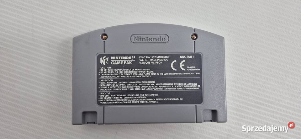 Mario Kart 64 Klasyk na Nintendo 64 N64 Stan Biłgoraj sprzedam