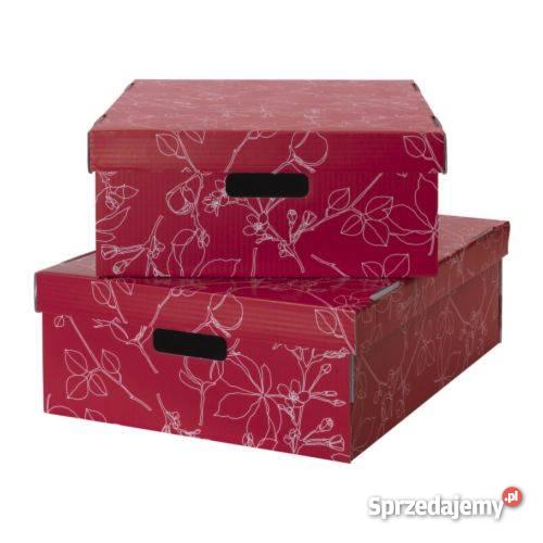 Pudełko ozdobne odcienie czerwieni Kraków