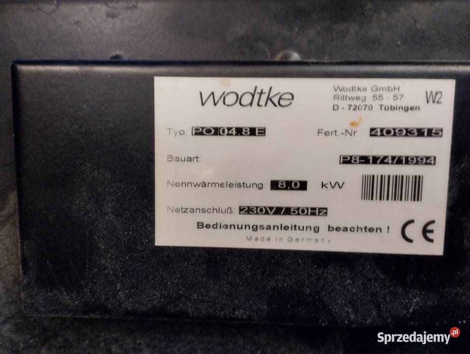 Sprzedam Piec na pelet wodtke Kominki dolnośląskie Bolesławiec