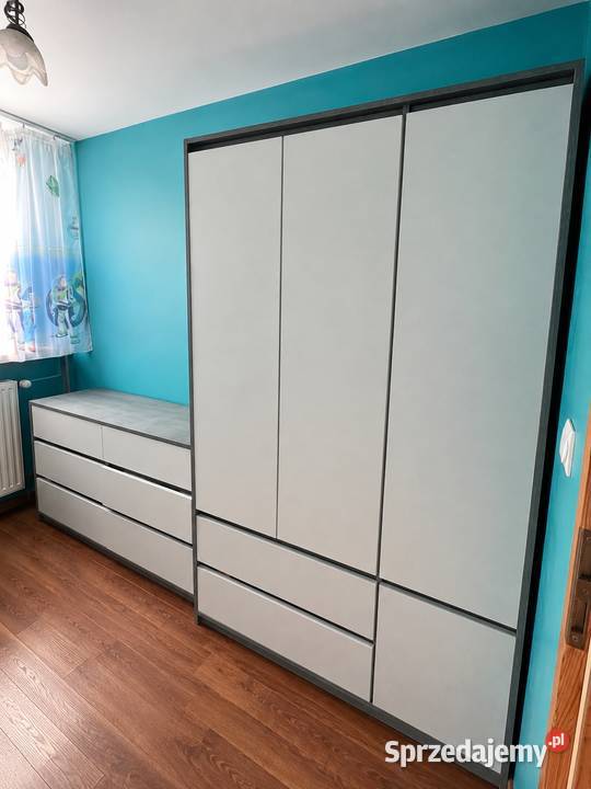 MEBLE BILLUND JYSK 2 KOMODY 1 SZAFA KOMPLET