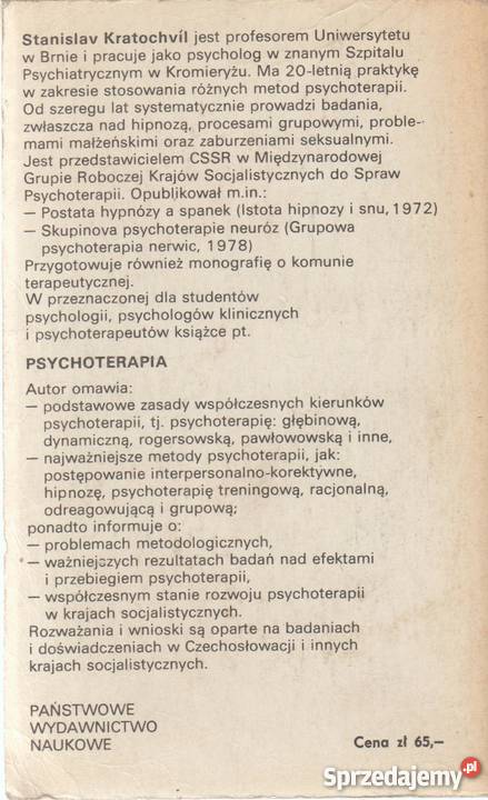 Psychoterapia Kratochvil fa Bądkowo