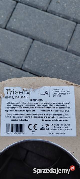 Przewód antenowy triset 113 wielkopolskie