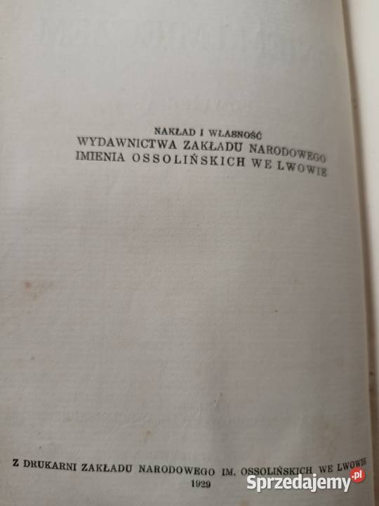 Ogniem i mieczem Sienkiewicza książki Antykwariat