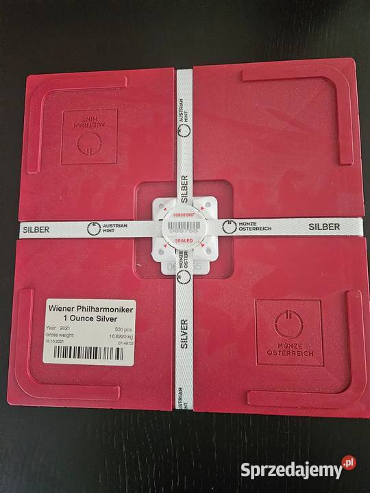 Wiener Philharmoniker 2021 silver srebrne Kielce