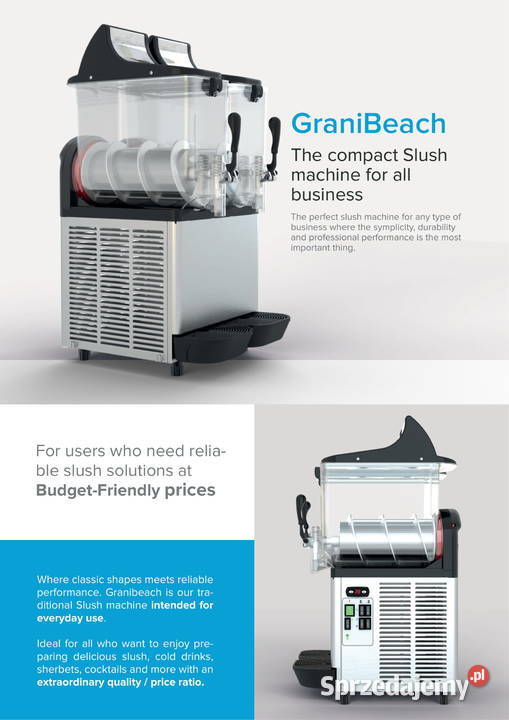 Wydajny granitor CARPIGIANI 3x10l GBG GRANIBEACH Sandomierz