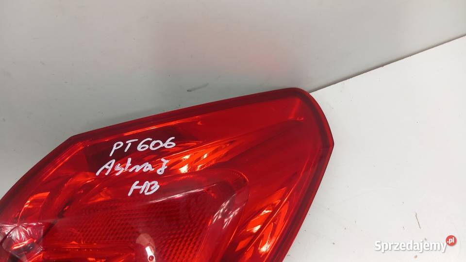 OPEL ASTRA J HB LAMPA TYŁ PRAWA wielkopolskie Zbierkowo sprzedam