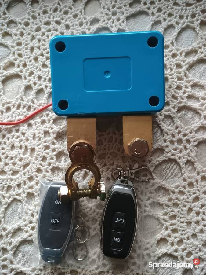 Automatyczny wyłącznik akumulatora z pilotami Strażów