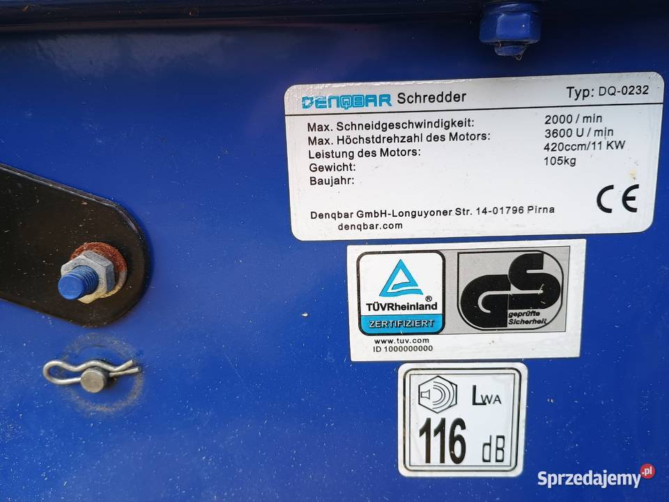 Rębak do gałęzi 15 hp podkarpackie