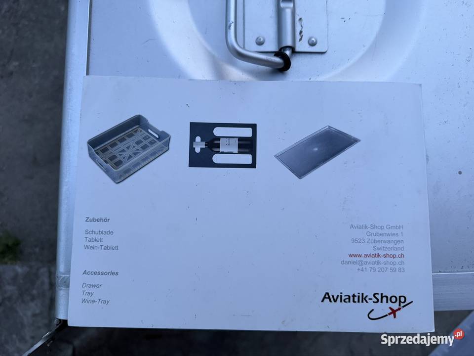 Swissair Box w kolorze aluminiowoszarym