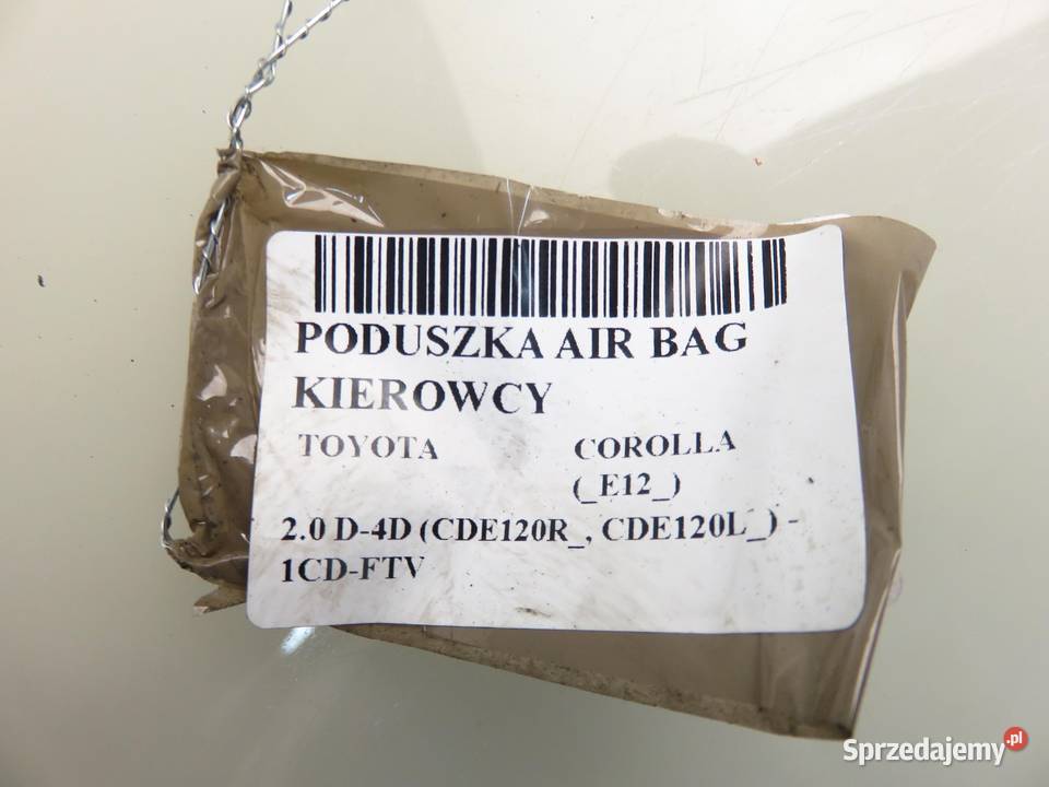 PODUSZKA KIEROWCY TOYOTA COROLLA E12 4513002270