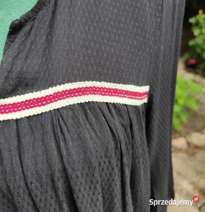 Czarna bluzka tunika Esmara 42 XL wiskoza top zachodniopomorskie Szczecin sprzedam