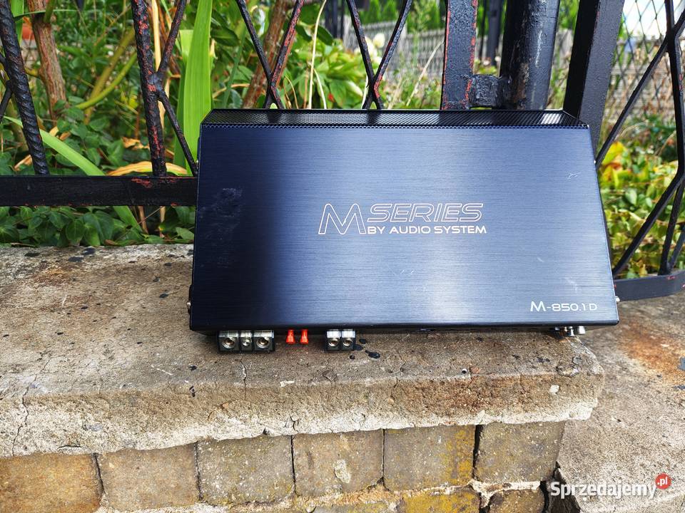 Wzmacniacz samochodowy 1 kanałowy monoblok Audio Niegowonice