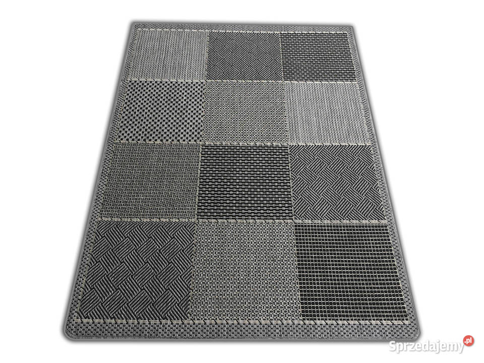 DYWAN SZNURKOWY SIZAL 120X170 KRATA SZARA Warszawa