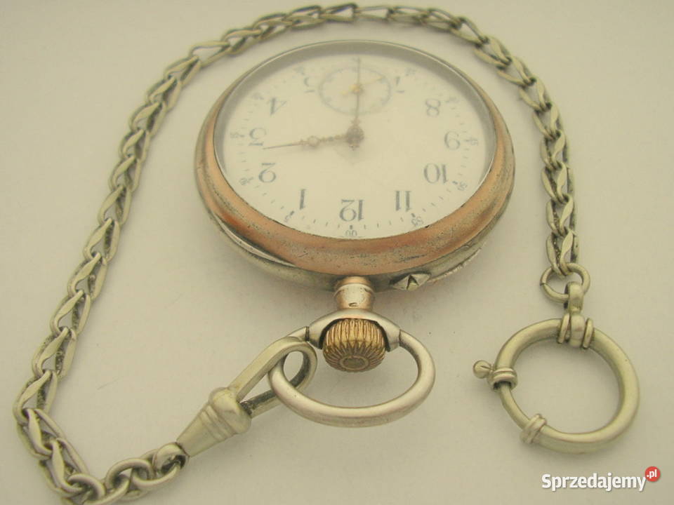 LUC CHOPARD watch zegarek kieszonkowy SREBRNY