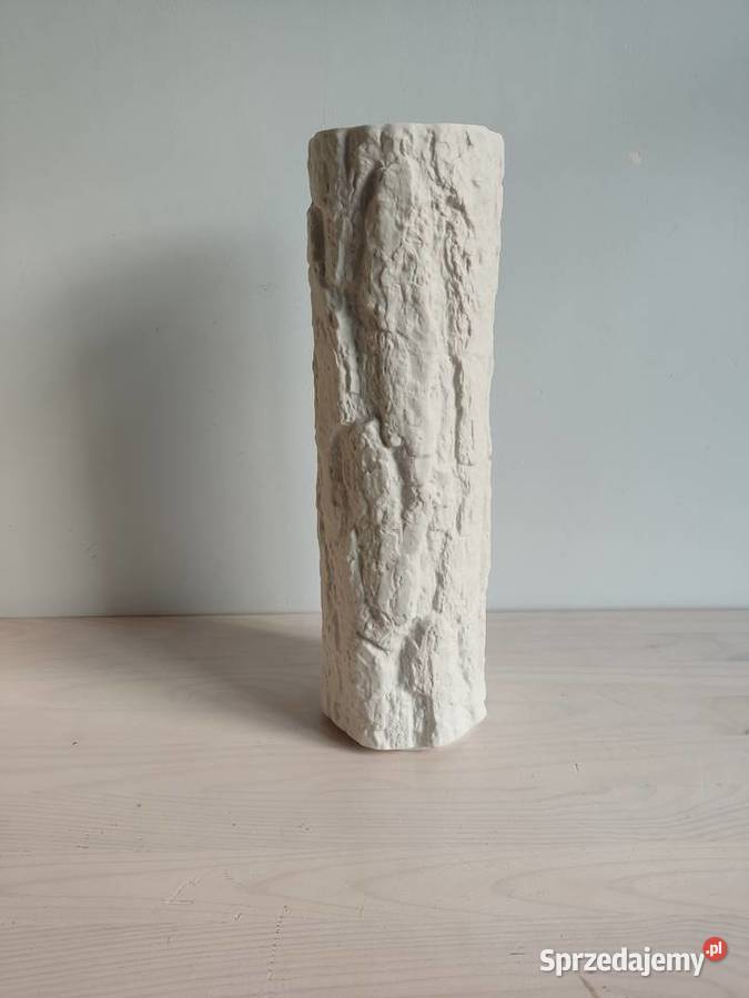 Wazon ceramiczny biały Bareuther Waldsassen Głuchołazy