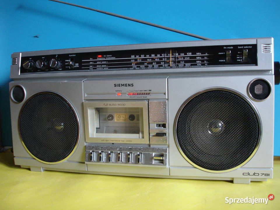 Radiomagnetofon SIEMENS CLUB RM781 Zielona Góra sprzedam
