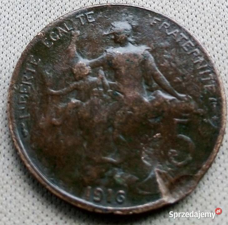 FRANCJA5 CENTYMÓW1916 r Legionowo