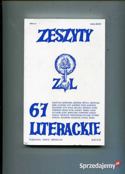 Zeszyty literackie 67 XVII Szczecin sprzedam