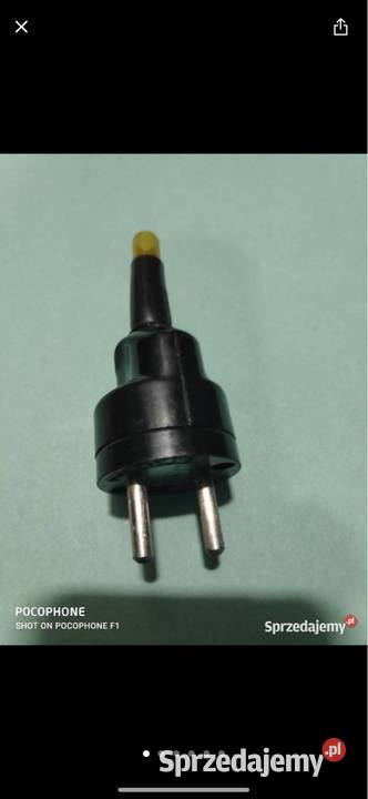 Wtyczka 220V czasy PRLU czarny Pozostałe Gliwice