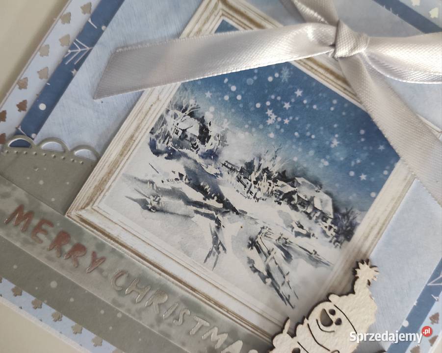 Kartka Świąteczna ręcznie robiona Boże Antyki, Sztuka, Kolekcje Łódź