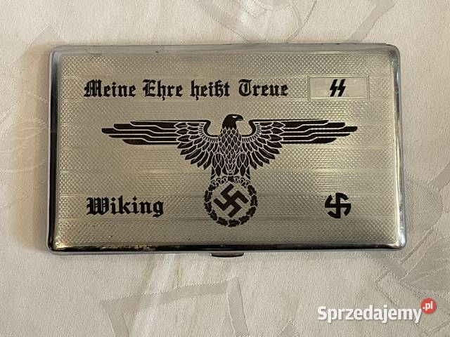 Niemiecka papierośnica platerowana III Rzesza Kraków sprzedam