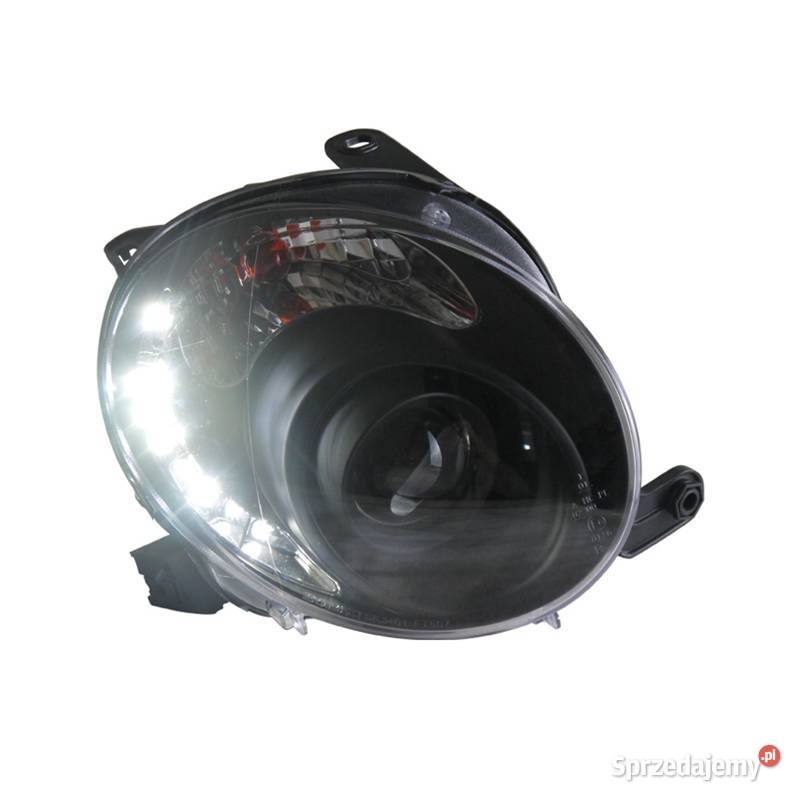 NOWE lampy przednie lampa przód Fiat 500 2007 Bełchatów