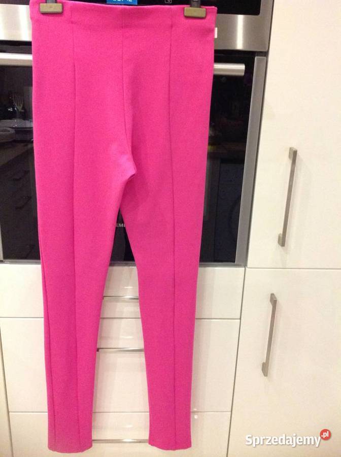 Legginsy Damskie JI JIL S Różowe NOWE Nowa Sól