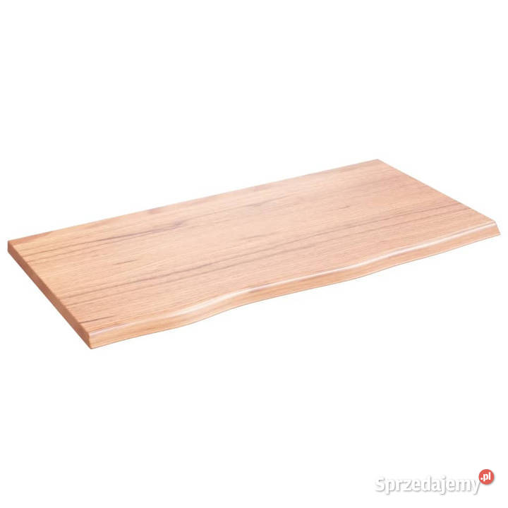 Blat do stołu jasnobrązowy 80x40x2 lite drewno Warszawa
