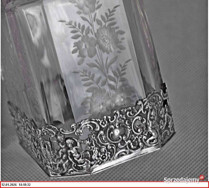 Karafka wykonana JD Schleissner Shne z Hanau ok Zgorzelec